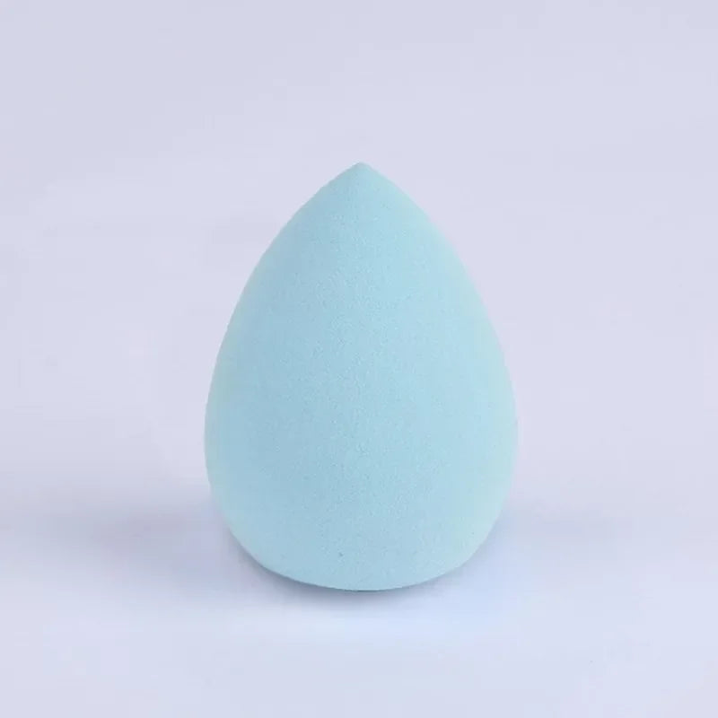 1pc Empty Transparent Puffs Drying Box Storage Case Portable Sponge Stand Cosmetic Egg Shaped Rack Makeup Puff Holder