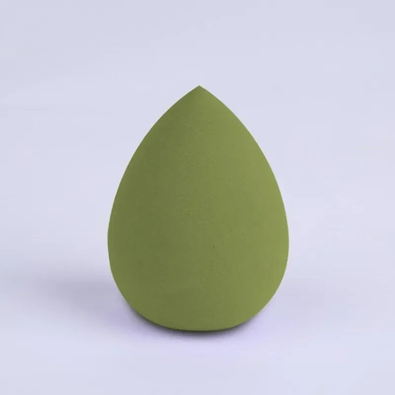 1pc Empty Transparent Puffs Drying Box Storage Case Portable Sponge Stand Cosmetic Egg Shaped Rack Makeup Puff Holder