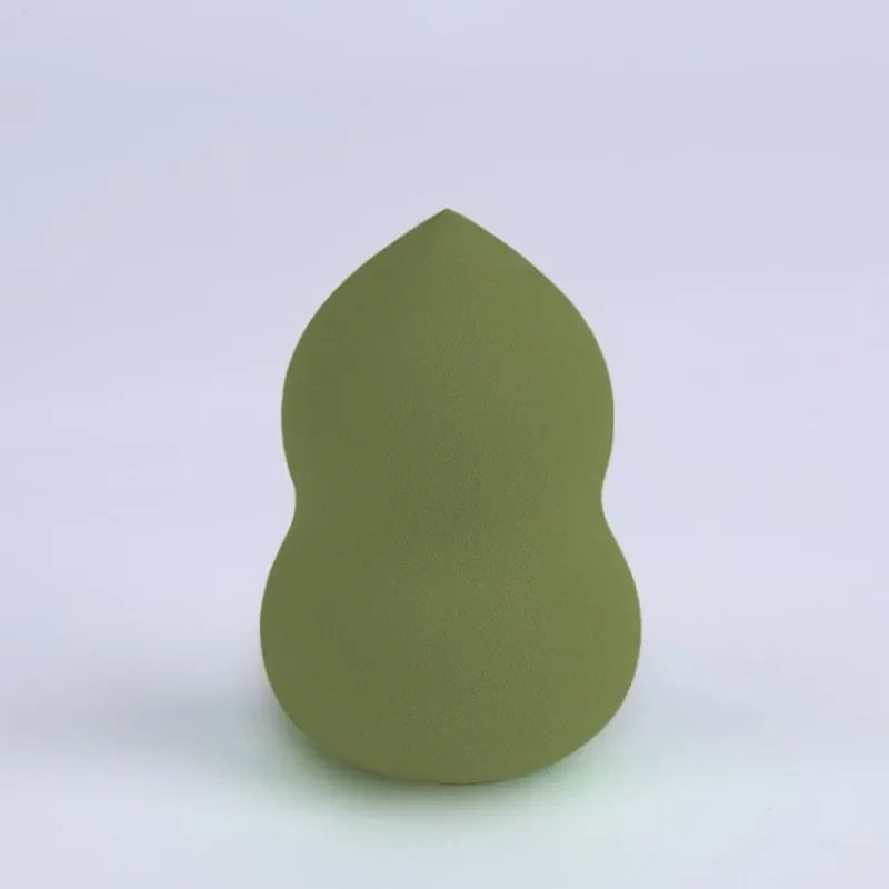 1pc Empty Transparent Puffs Drying Box Storage Case Portable Sponge Stand Cosmetic Egg Shaped Rack Makeup Puff Holder